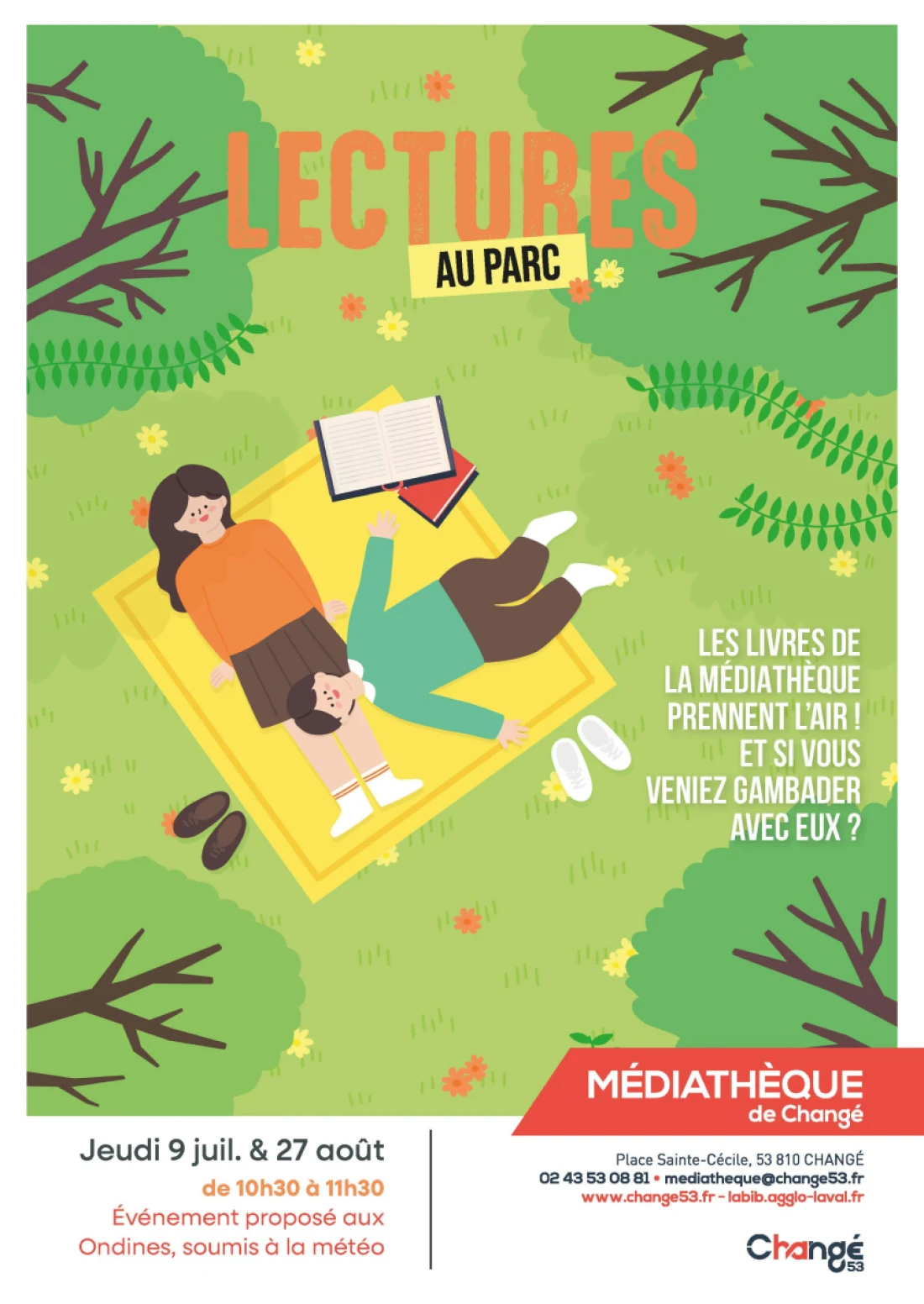 Lectures au parc
