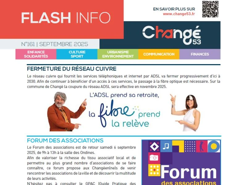 Flash Info de septembre