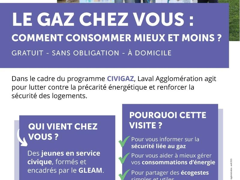 Programme CIVIGAZ : sensibilisation gaz et énergie