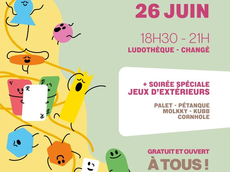 Soirée jeux spéciale jeux extérieurs