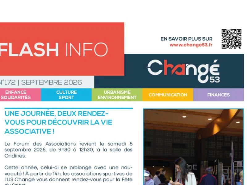 Votre Flash Info est disponible !
